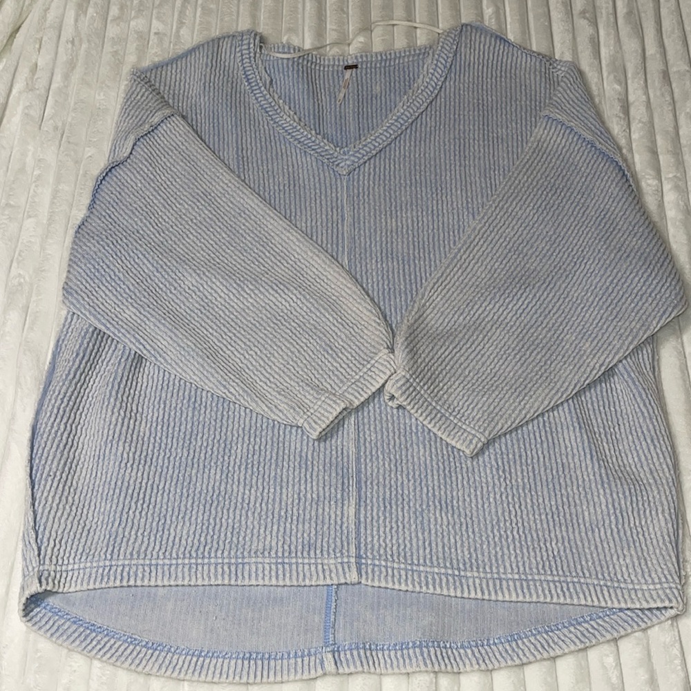 Free People Easy V Pullover Oversized | Size XS